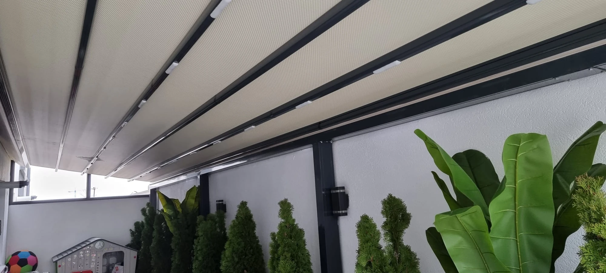 Pergole cu membrană PVC